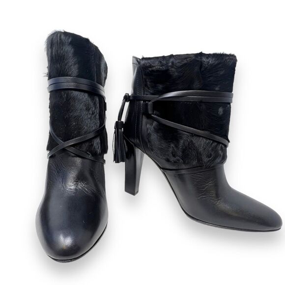Ralph Lauren Collection Purple Label Tessie Shearling‎ Boots Size 7.5B - Picture 1 of 10